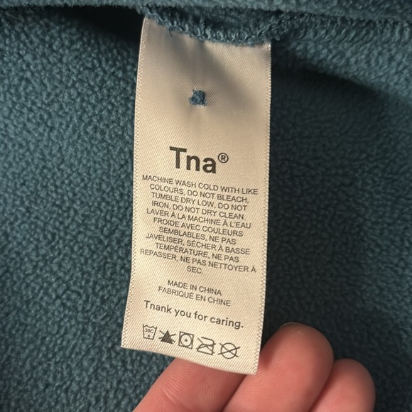 Tna polar shirt jacket teal size xs - Picture 6 of 7
